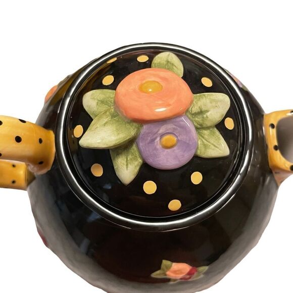 Mary Engelbreit Floral Teapot - Picture 3 of 9